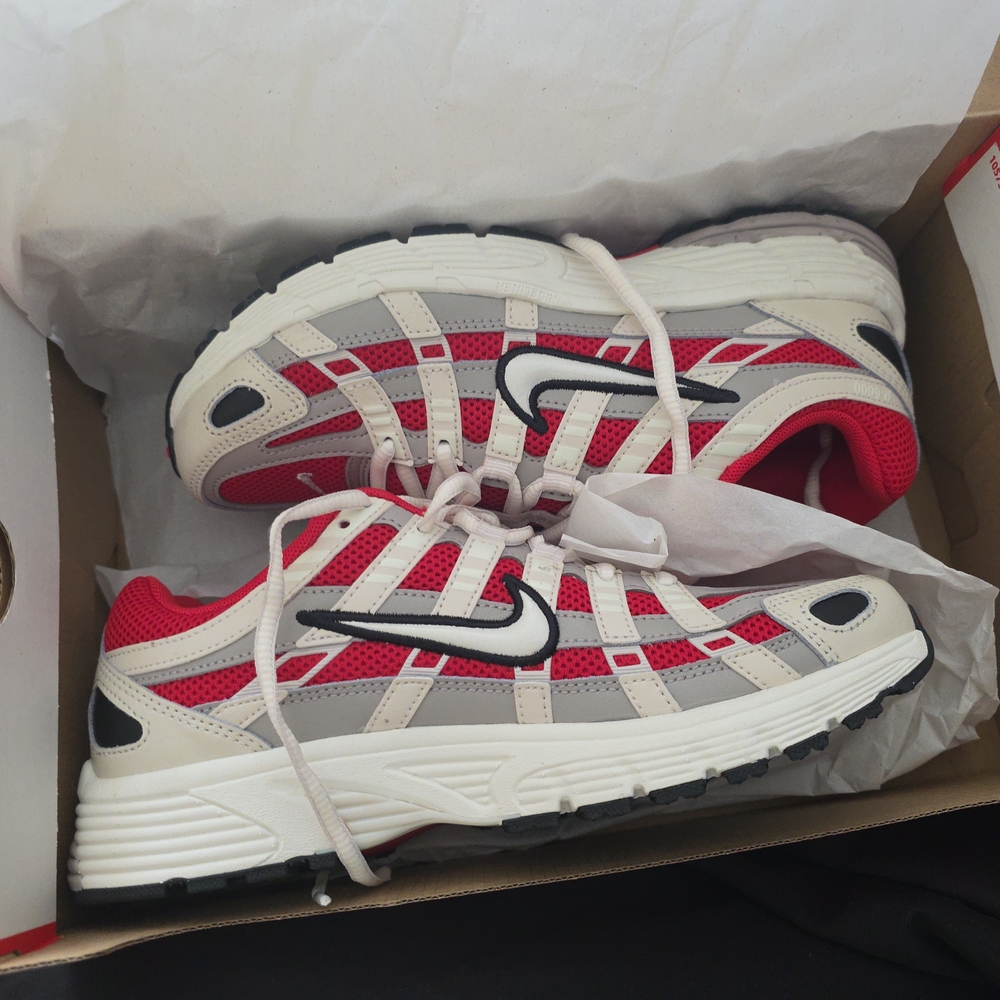 Nike Red and White Shoe Box